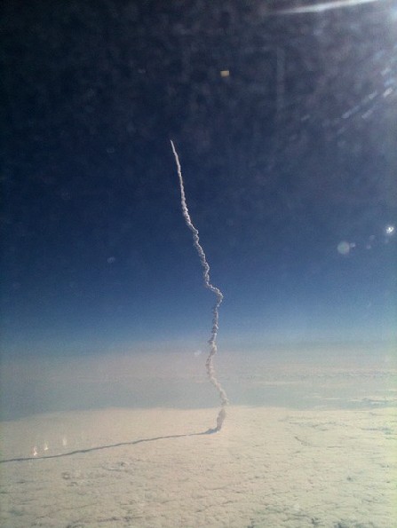 Here's another Photo of the shuttle from my plane. 