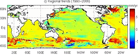 Deep ocean thermal expansion